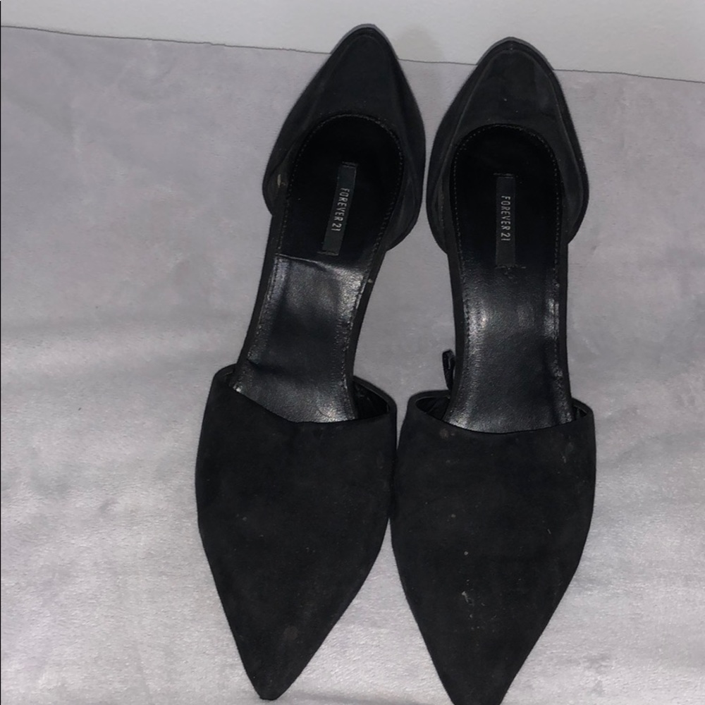 forever 21 black pumps